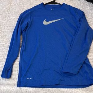 Nike Royal Blue Long Sleeve Shirt
